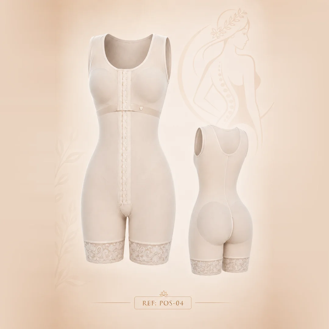 Faja pierna corta con brasier prehormado
